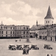 Masarykovo náměstí  s vozy Taxislužby