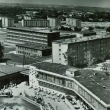 Pohled z v�ov�ho domu u restaurace Brno. V zadn� partii je�t� nestoj� tzv. ku�� nohy